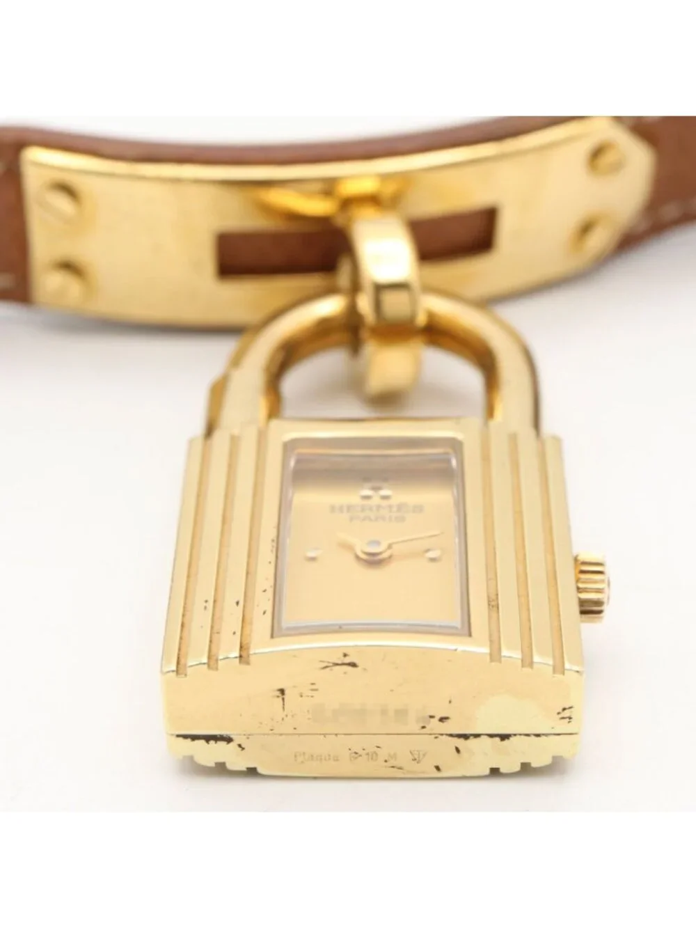 Hermes Watch Kelly Champagne Leather